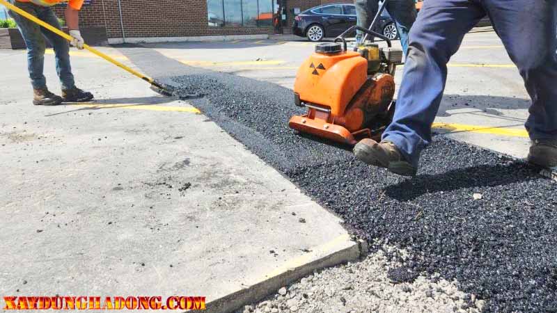 yêu cầu về sửa chữa mặt đường asphalt