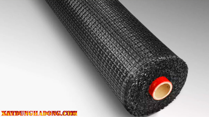 lưới địa với mặt đường giao thông mới