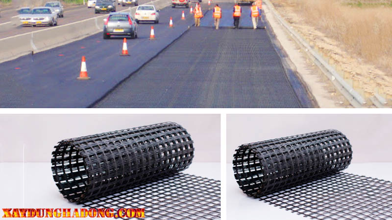 Tăng cường độ bền đường bê tông asphalt bằng lưới địa kỹ thuật