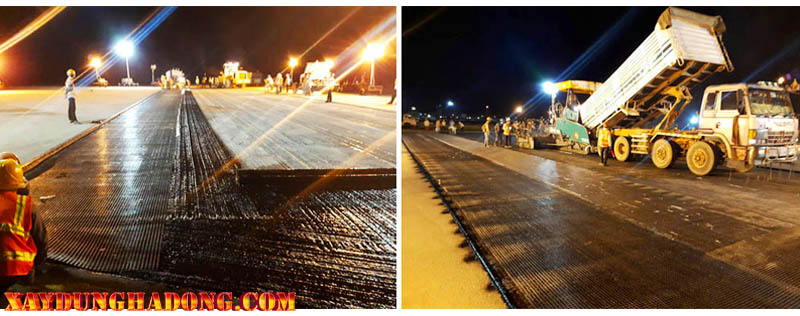 Chú ý khi thi công phủ lớp bê tông nhựa lên trên