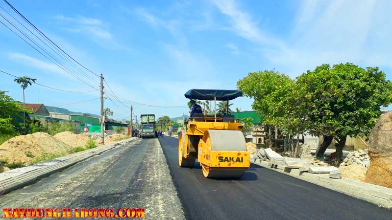 Vấn đề đặc biệt chú ý khi gia cường đường asphalt