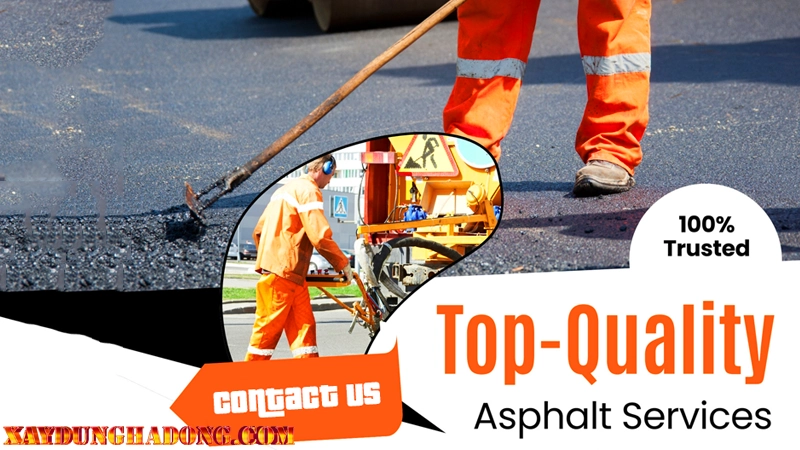 Dịch vụ thi công - vá sửa ổ gà, hoàn trả đường asphalt