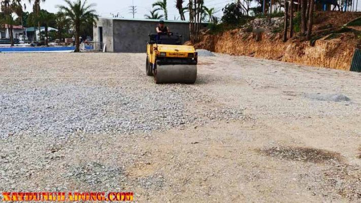 Đơn vị thi công thảm bê tông nhựa nóng, rải cấp phối đá dăm trọn giú giá tốt