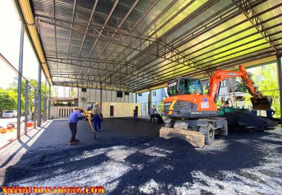 Công ty thi công thảm bê tông nhựa nóng nền sân thể thao