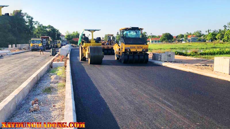 Dịch vụ thi công hạ tầng và rải thảm asphalt tại hưng yên chuyên nghiệp