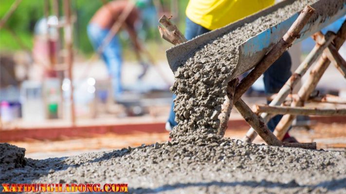 Quy trình để sản xuất nên bê tông thành phẩm