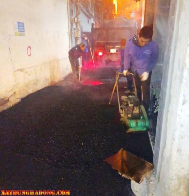 Giải pháp thi công sửa chữa mặt ngõ asphalt ở hà nội