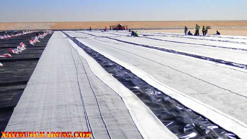 giấy dầu được sử dụng nhiều tại công trình thủy lợi