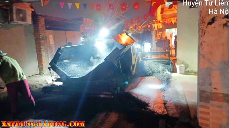 Giới thiệu dự án thi công Asphalt tại hà nội của xây dựng hà đông