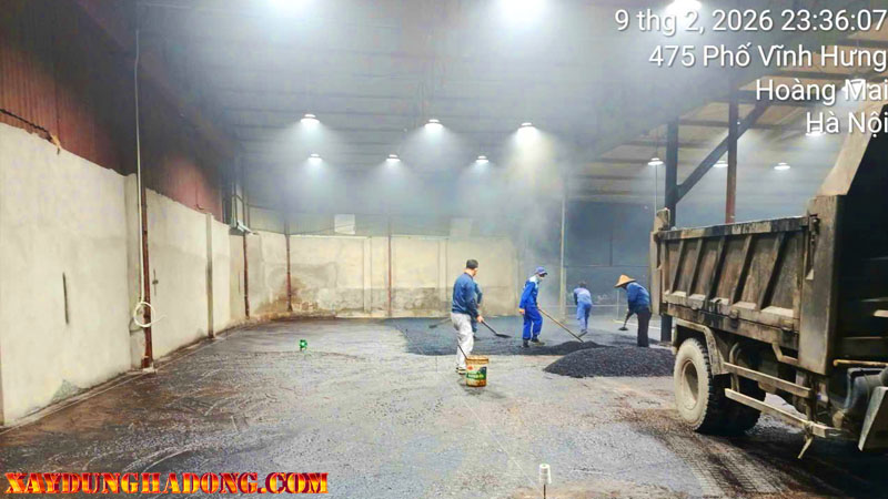 thi công công trình tại Vĩnh hưng, hoàng mai, hà nội