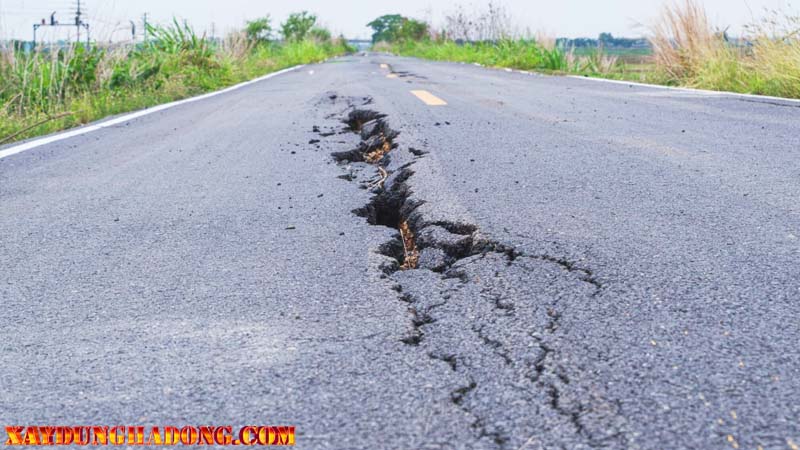 mặt đường asphalt xuống cấp và hư hỏng có những dạng nào