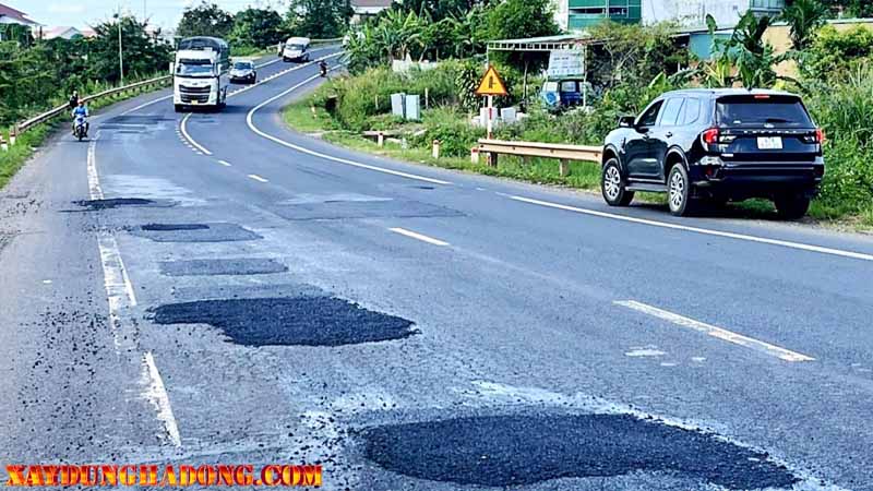 Nguyên nhân gây hư hỏng đường asphalt giao thông