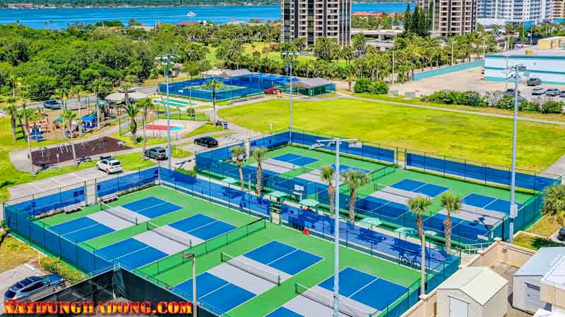 Giải thích về thiết kế, thi công sân pickleball cho khách hàng hà nội