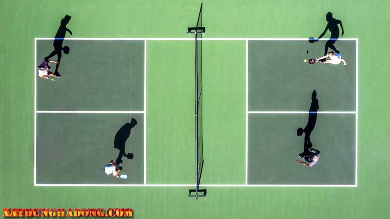 Đơn vị thi công thảm bê tông nhựa nóng tại hà nội cho nền sân pickleball uy tín