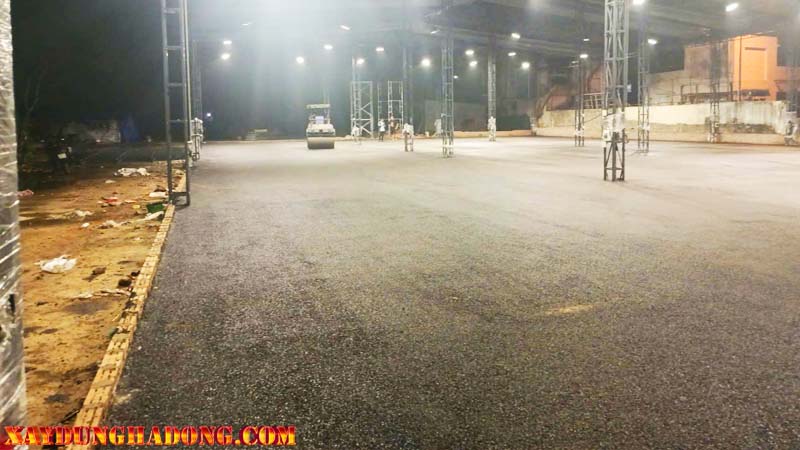 Tóm tắt dự án thi công thảm bê tông nhựa nóng tại hà nội sân thể thao