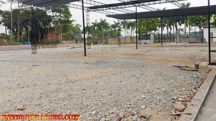 Giới thiệu Dự án rải base và thi công thảm bê tông nhựa sân Pickleball tại Phúc Thịnh, Hà Nội 1.600m2