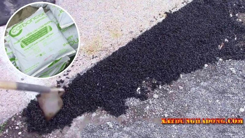 Ngoài làm mới, carboncor có thể được dùng để vá sửa mặt đường
