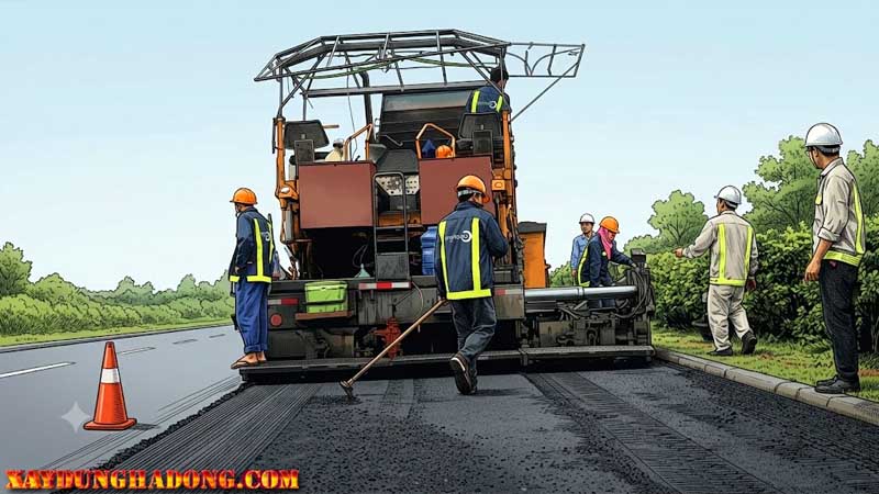 Báo giá thi công thảm bê tông nhựa nóng