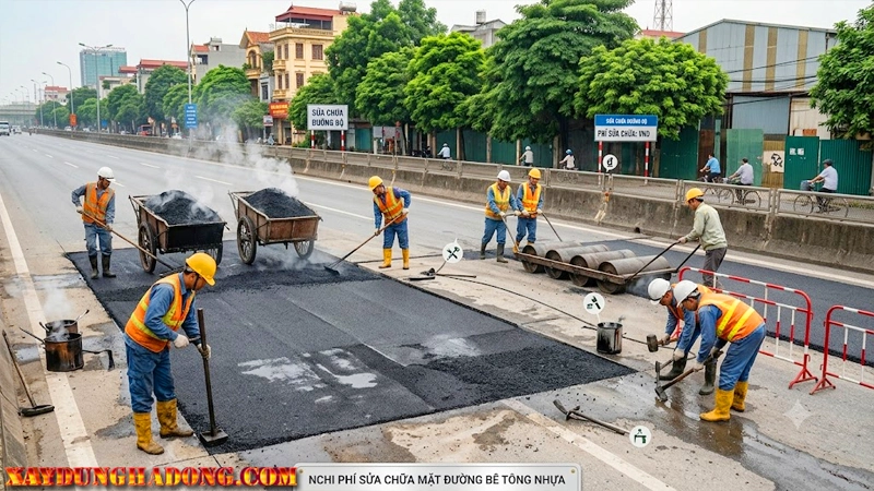 Làm thế nào để tiết kiệm chi phí sửa chữa mặt đường bê tông nhựa?