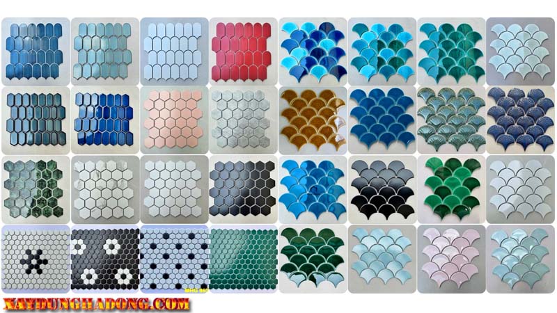 Xây dựng Hà Đông ~ Địa chỉ cung cấp gạch Mosaic hồ bơi uy tín