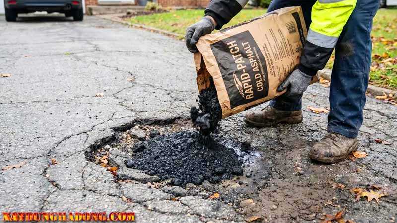 bê tông Nhựa nguội Cutback Asphalt