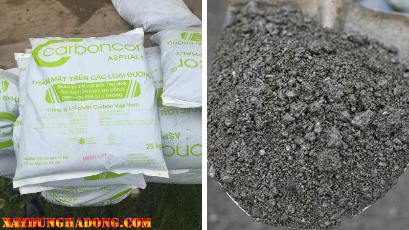 Các nguyên liệu trong sản phẩm bê tông nhựa nguội carboncor