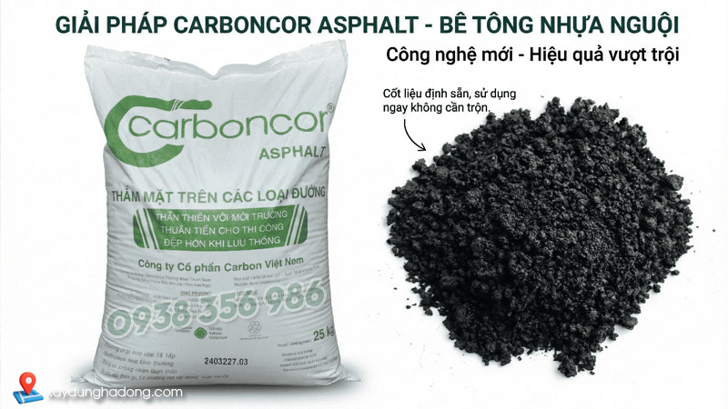 Thông số kỹ thuật và chỉ tiêu cơ lý sản phẩm nhựa nguội carboncor đóng bao