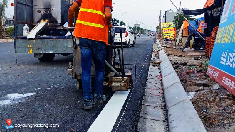 Đơn vị thi công sơn dẻo nhiệt phản quang chuyên nghiệp