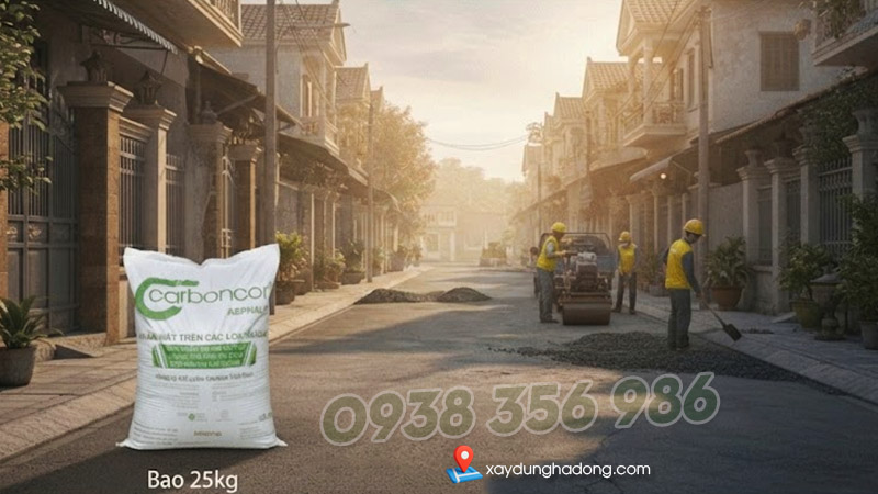 Tìm hiểu quy định tiêu chuẩn của bê tông nhựa nguội carboncor đóng bao