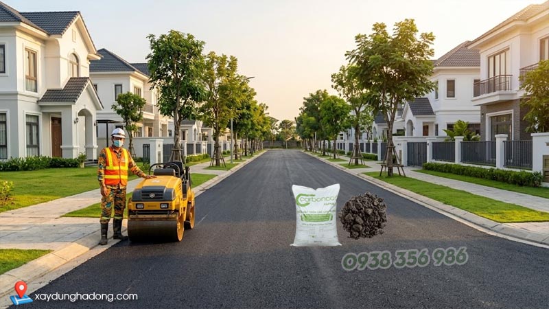 Mức hao tổn vật liêu tiêu chuẩn của bê tông nhựa nguội