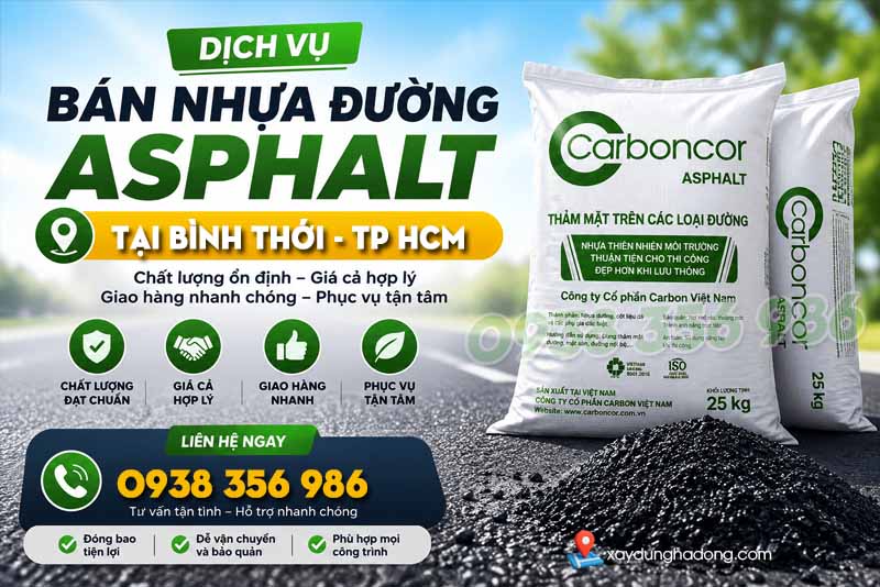 Nơi mua Carboncor Asphalt tại phường Bình Thới – Giao hàng tận nơi