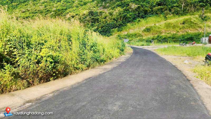 sử dụng Carboncor Asphalt trong xây dựng mới đường giao thông nông thôn