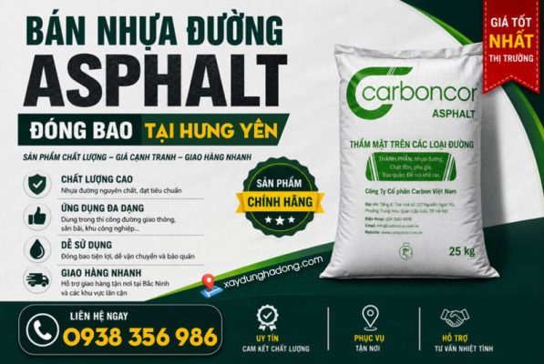 Nhu cầu sử dụng Carboncor Asphalt tại Hưng Yên